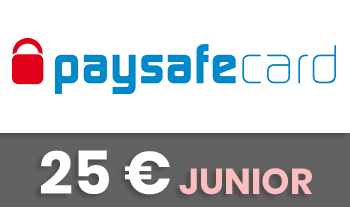 Paysafecard 25 € JUNIOR a